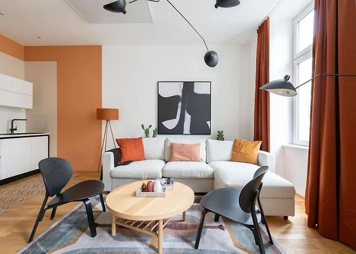 Artful 1br Suite, Nearby By Hm Відень
