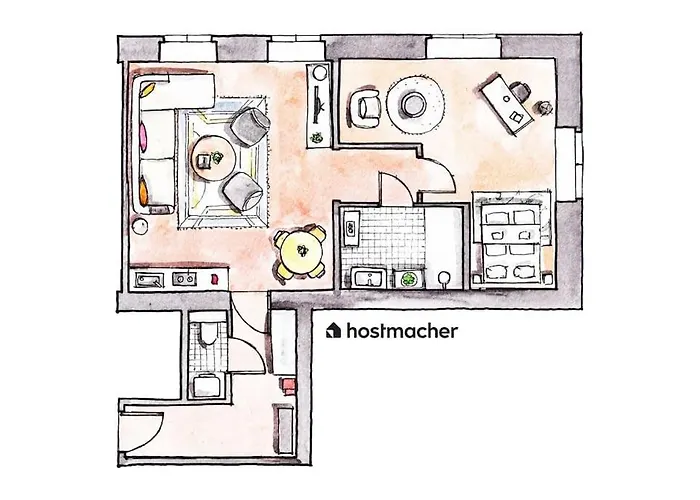 Artful 1br Suite, Nearby By Hm *